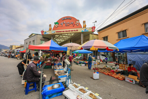 산골 오일장 억지춘양시장 / 사진 = 유은영 여행작가