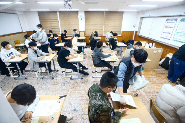 2024학년도 대학수학능력시험 현장 / 자료제공 = 제주도교육청